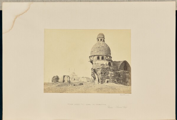 Francis Frith, Tomb Under the Gebel El-Mukattab, Cairo, Second View
