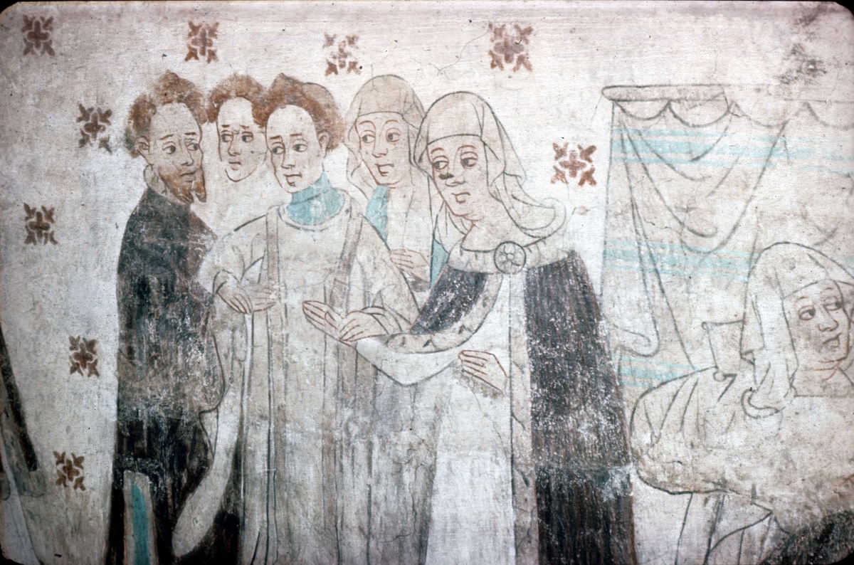 Okänd,, Lime painting in Tensta Church, Tensta parish, Uppland