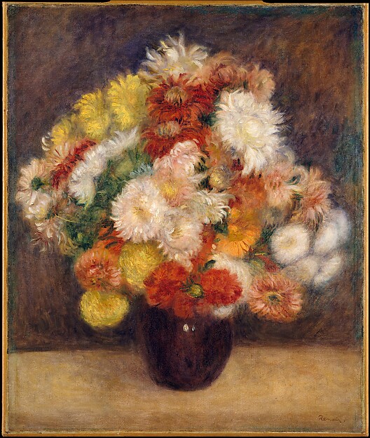 Auguste Renoir, Bouquet of Chrysanthemums