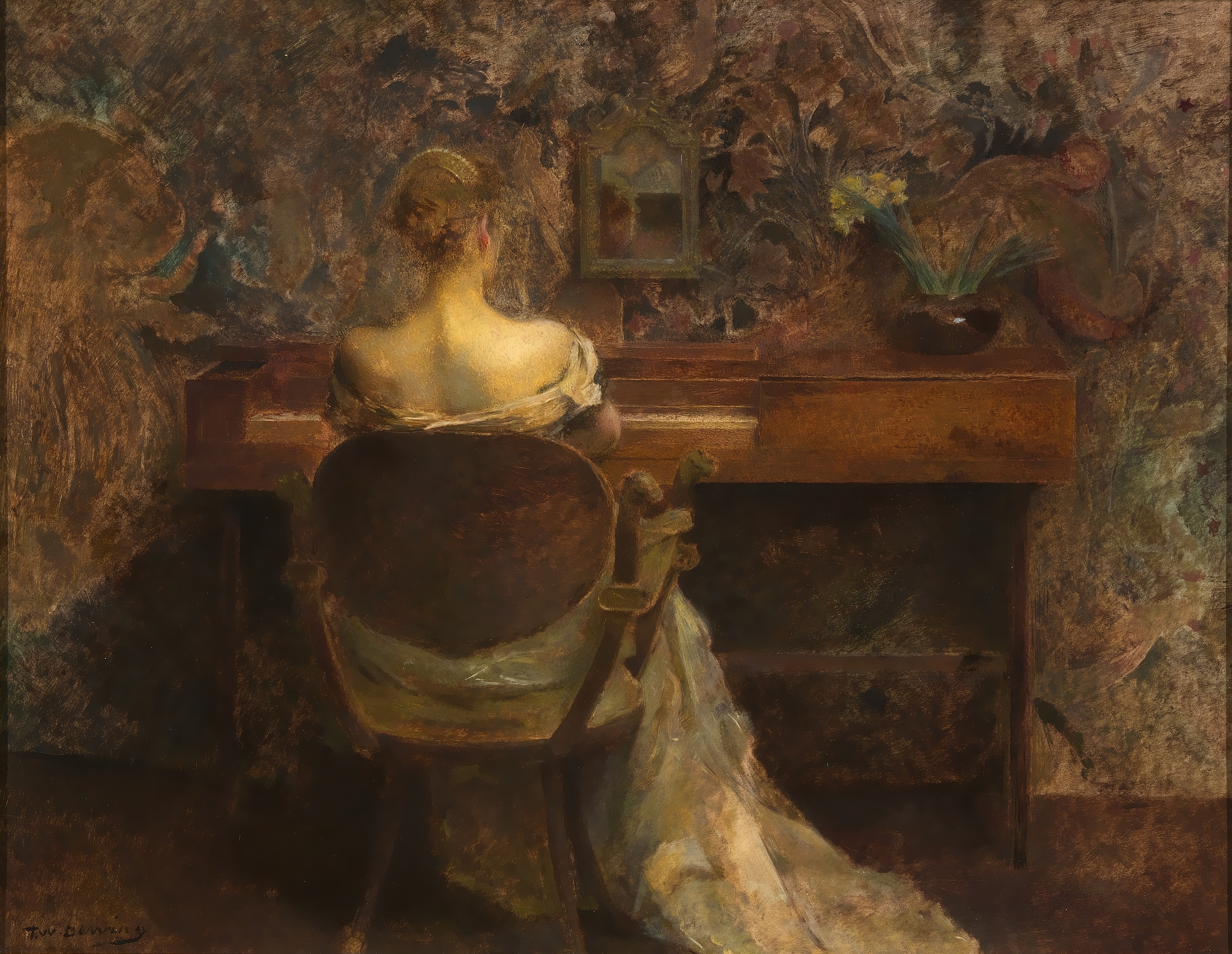 Thomas Wilmer Dewing, The Spinet