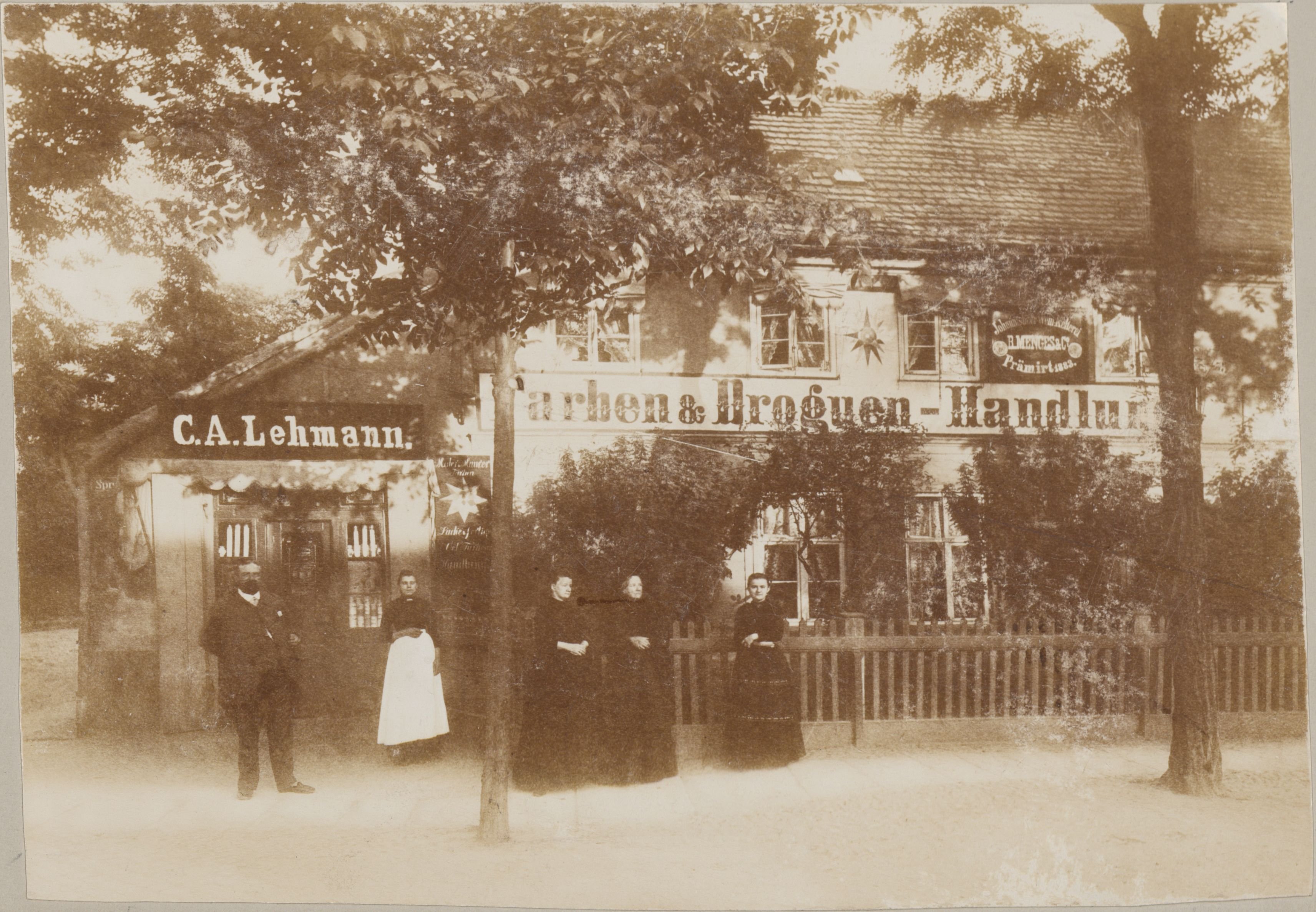Unknown artist, Weinhandlung C. A. Lehmann