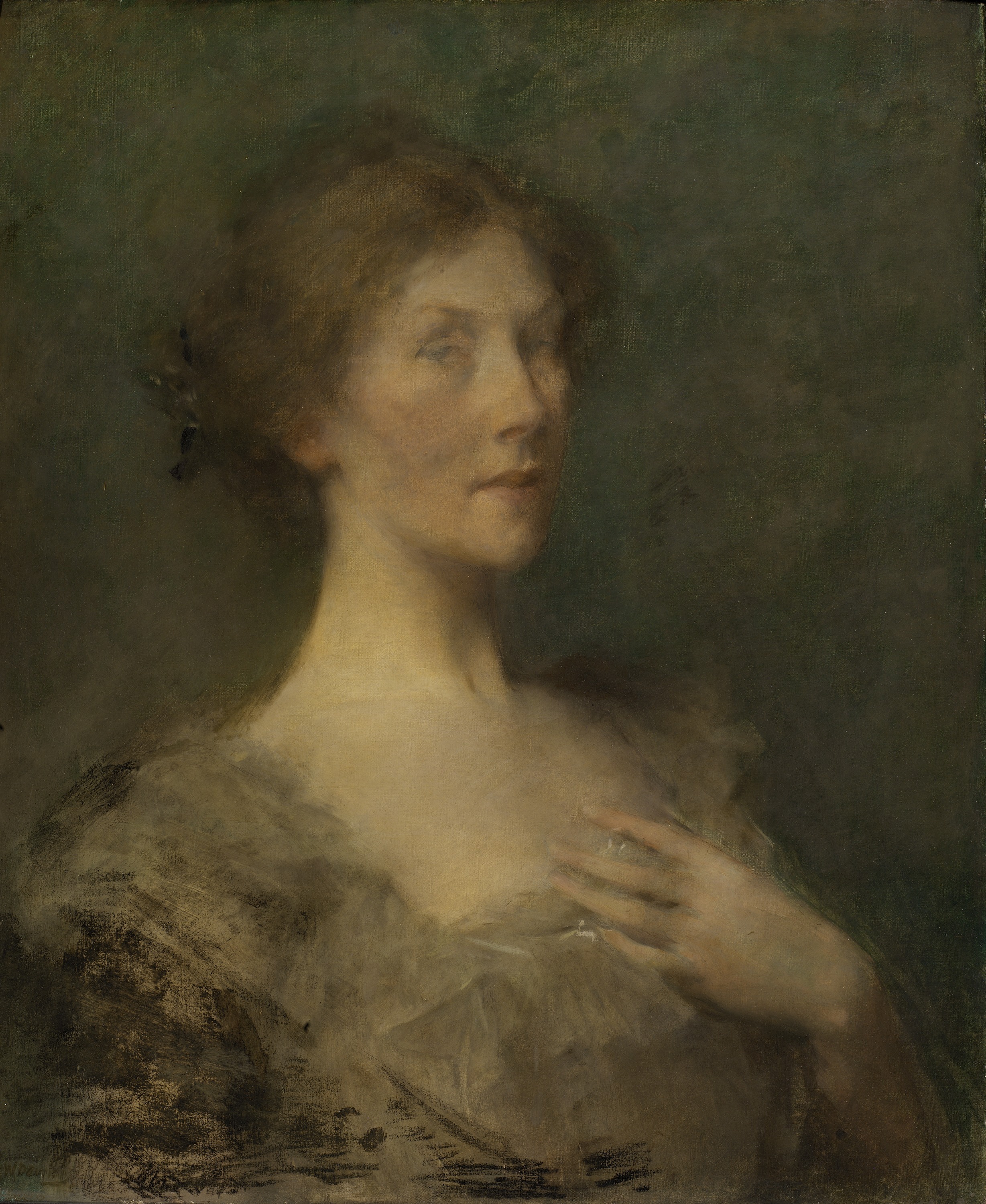 Thomas Wilmer Dewing, Portrait of a Lady