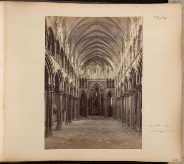 Unknown, Trondhjem. The Cathedral, Interior.