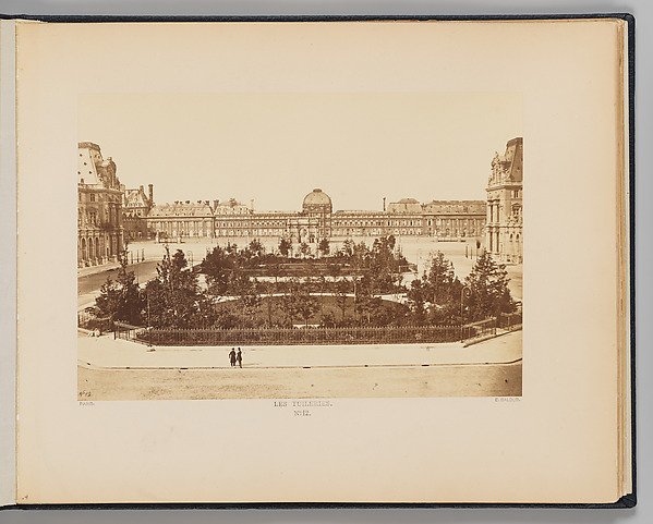 Edouard Baldus, Palais de Tuileries (côté de la place du Carrousel)