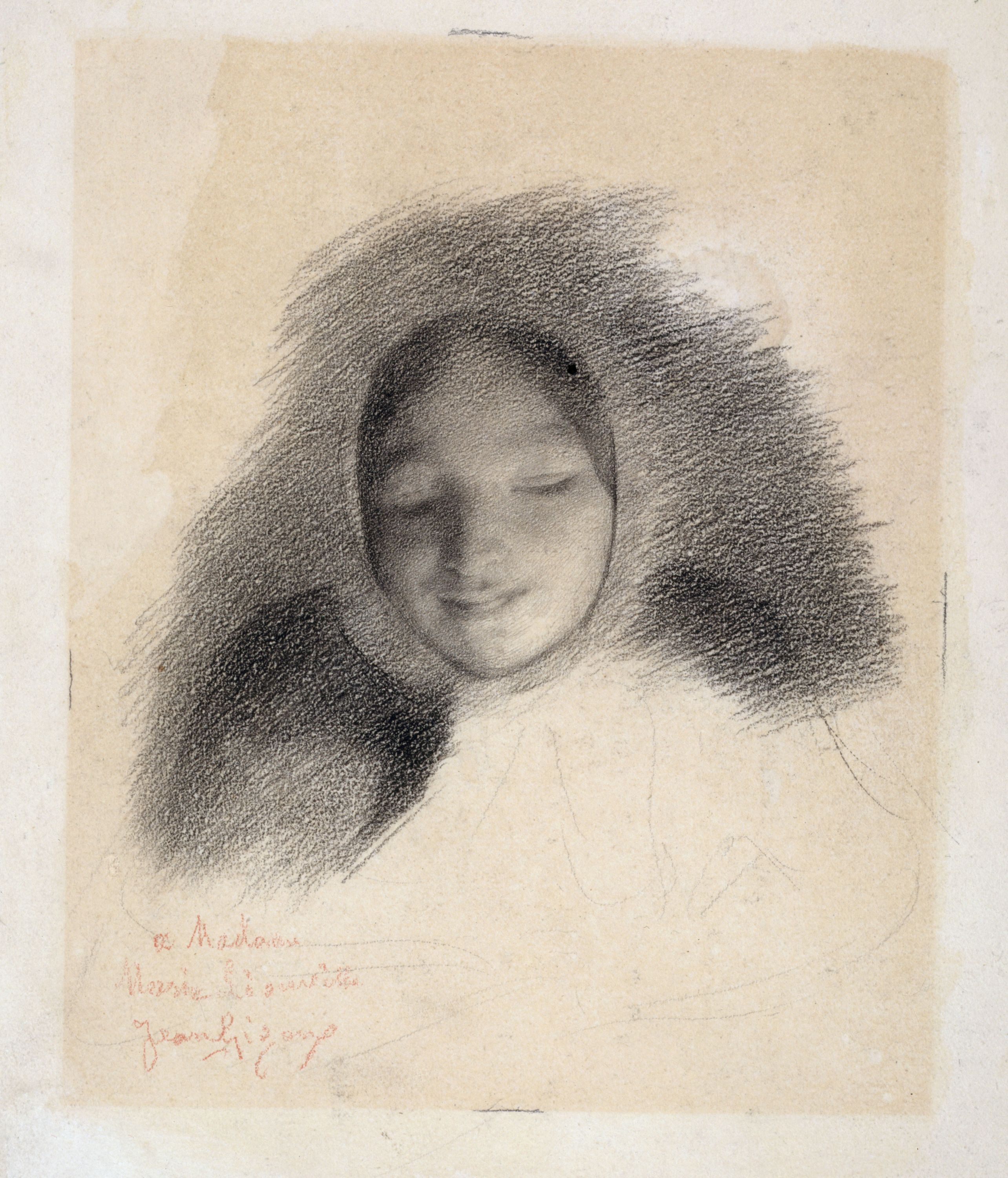 Jean-François Gigoux, Portrait de Anna Hanska enfant