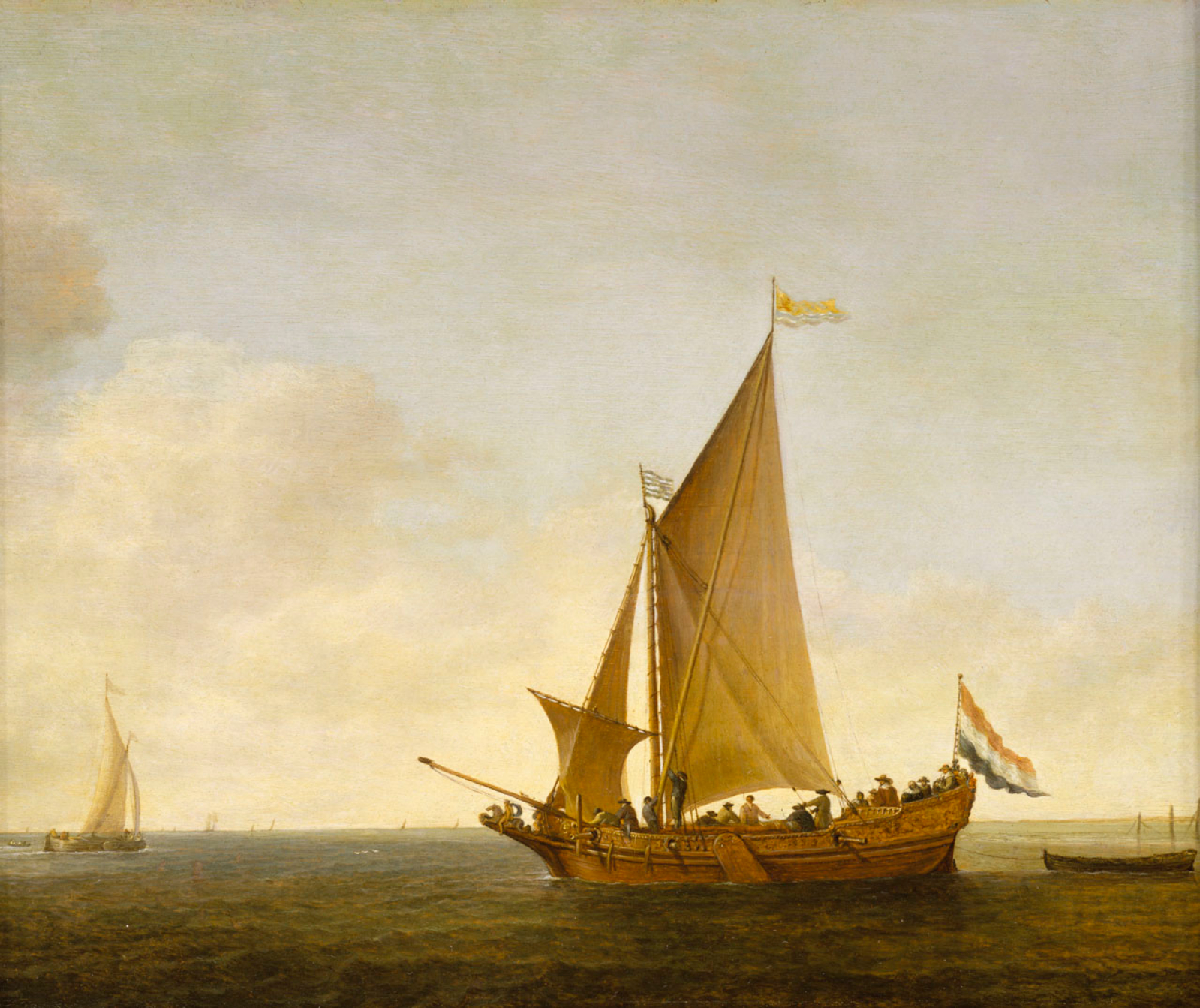 Simon de Vlieger, A Dutch Yacht from Zeeland