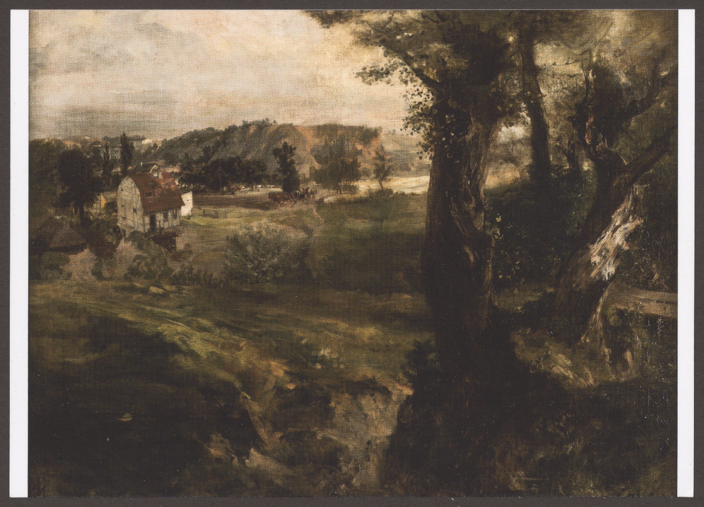 Adolph von Menzel, Ansichtskarte "Am Kreuzberg bei Berlin", Adolph Menzel