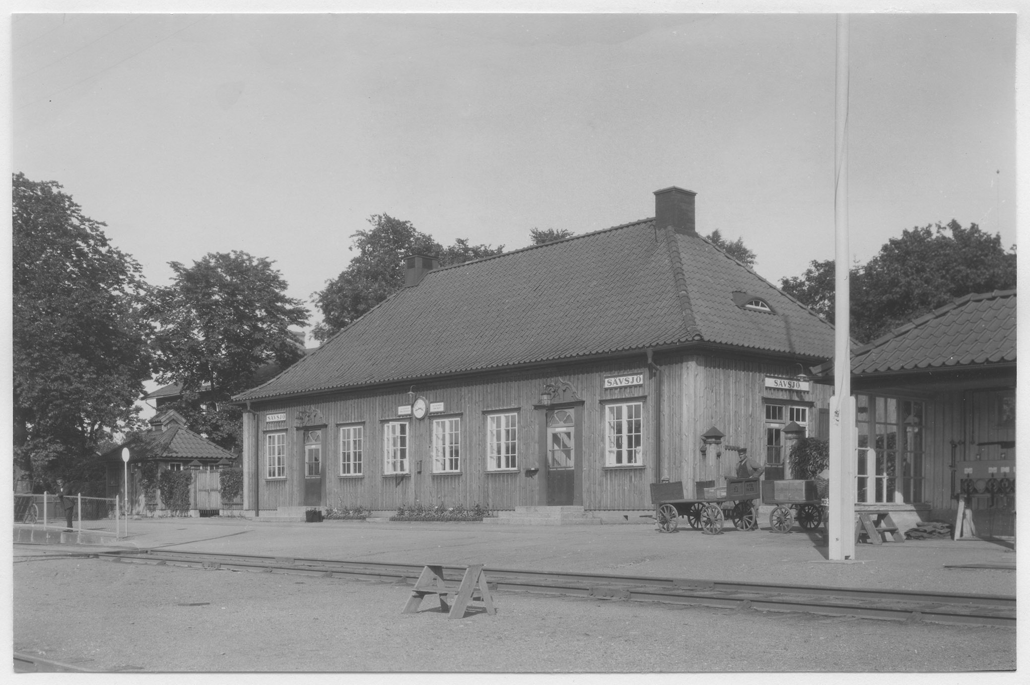 Mårten Sjöbeck, Sävsjö station