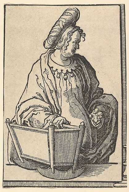 Lucas van Leyden, Samarian Sibyl, from the series of Sibyls