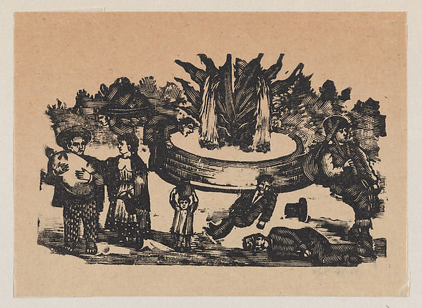 José Guadalupe Posada, Miraculous fountain
