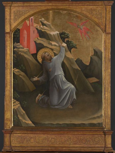 Lorenzo Monaco, Saint Francis Receiving the Stigmata