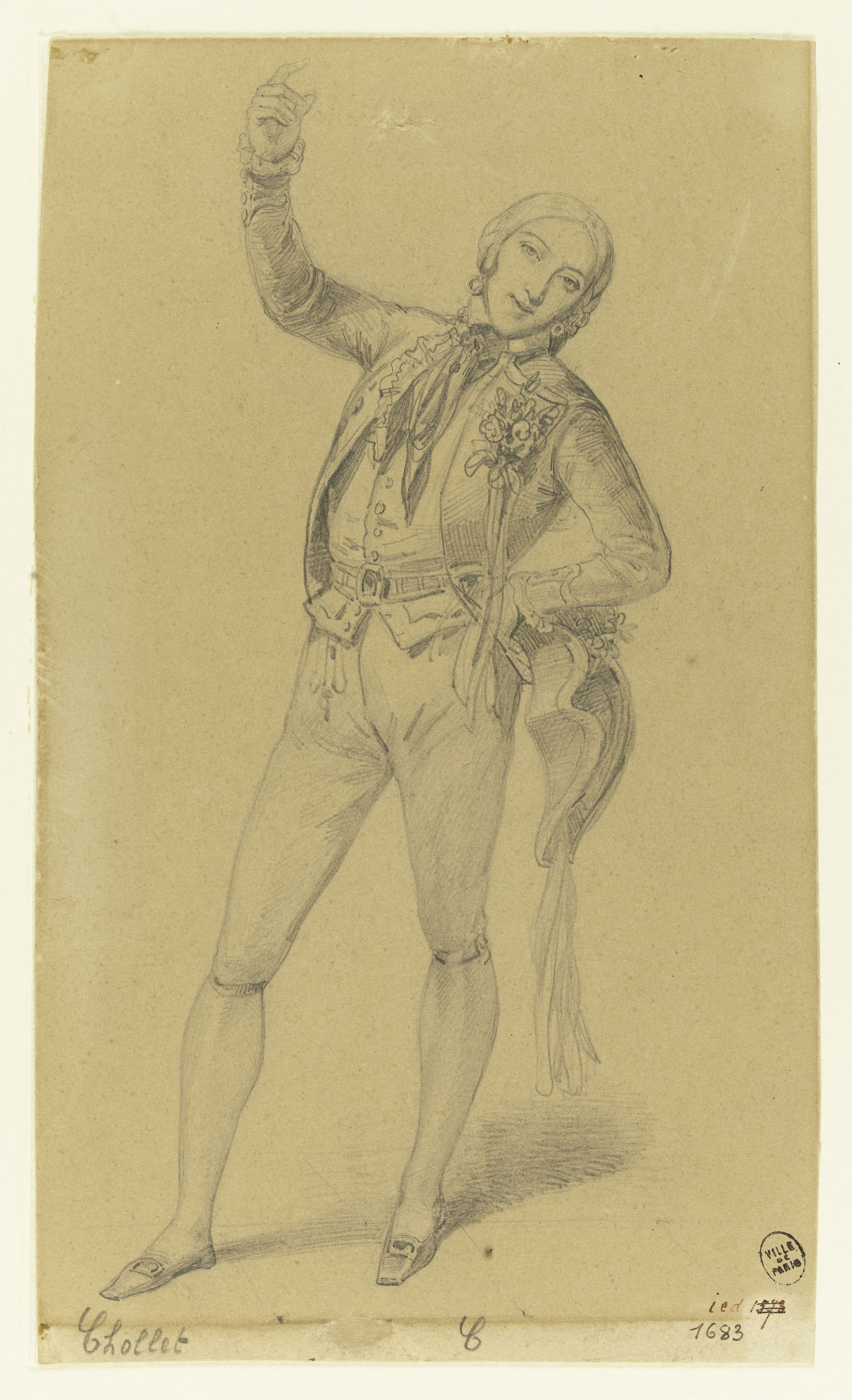 Alexandre Lacauchie, Portrait de l'acteur Chollet