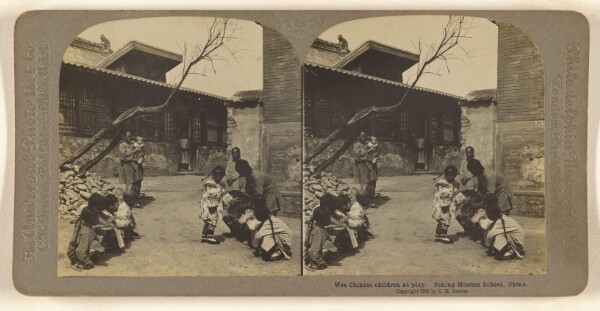 Carleton H. Graves, Wee Chinese children at play. Peking Mission School. China.