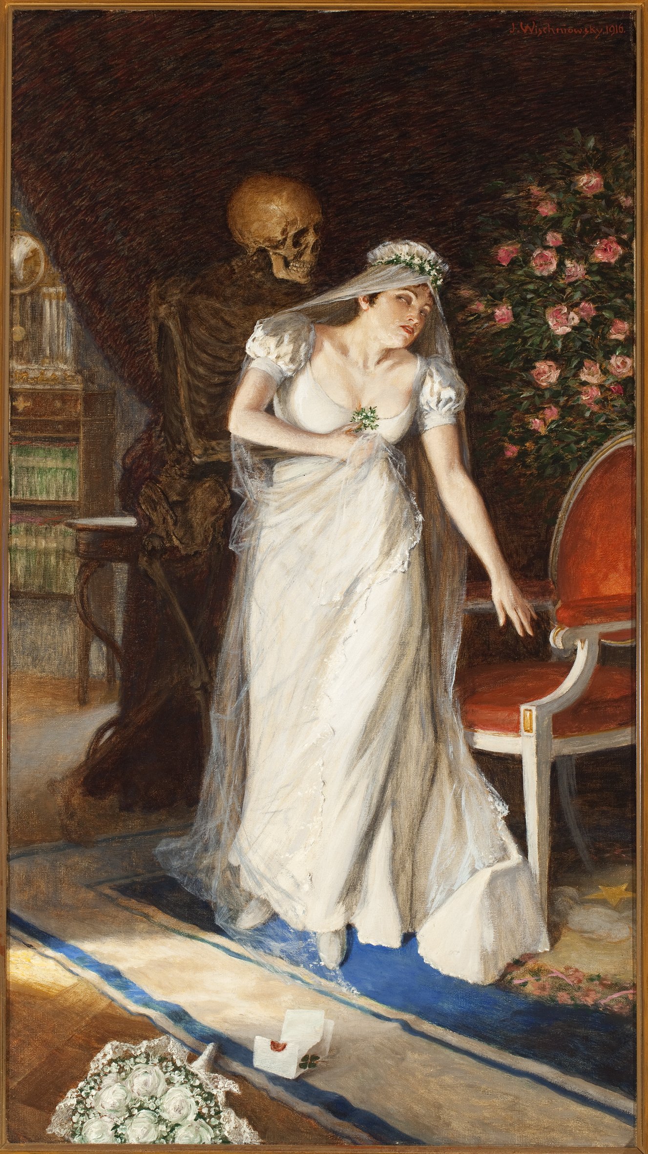 Unknown artist, Gemälde "Die Braut" (Josef Wischniowsky)