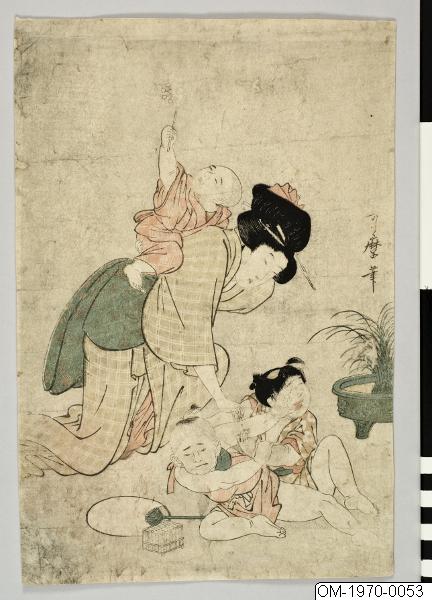 Kitagawa Utamaro, Träsnitt, Bildkonst, Woodcut, Woodblock, Print