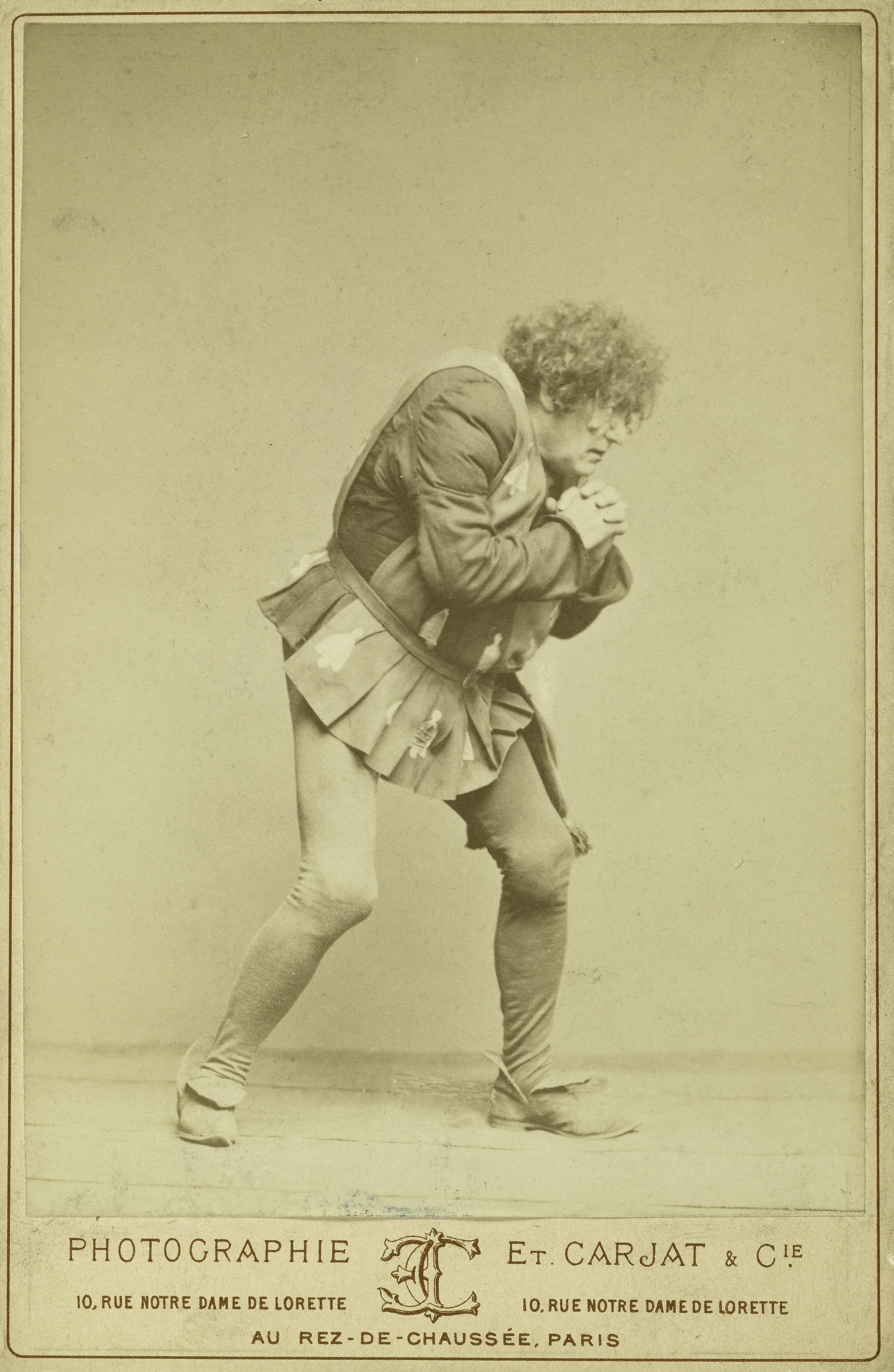 Etienne Carjat, Lacressonnière dans le rôle de Quasimodo