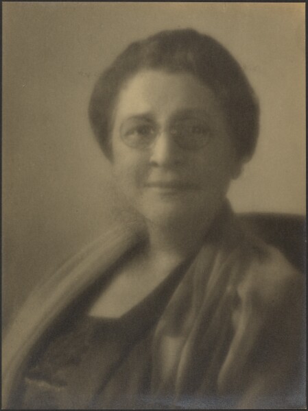 Louis Fleckenstein, [Portrait of a Woman Wearing Spectacles]