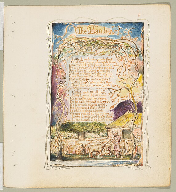 William Blake, Songs of Innocence: The Lamb