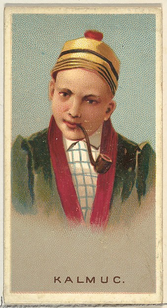 Allen & Ginter, Kalmuc, from World's Smokers series (N33) for Allen & Ginter Cigarettes