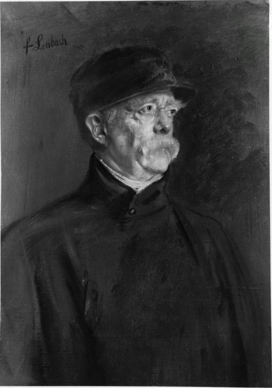 Franz von Lenbach, Porträt Bismarcks mit Mütze