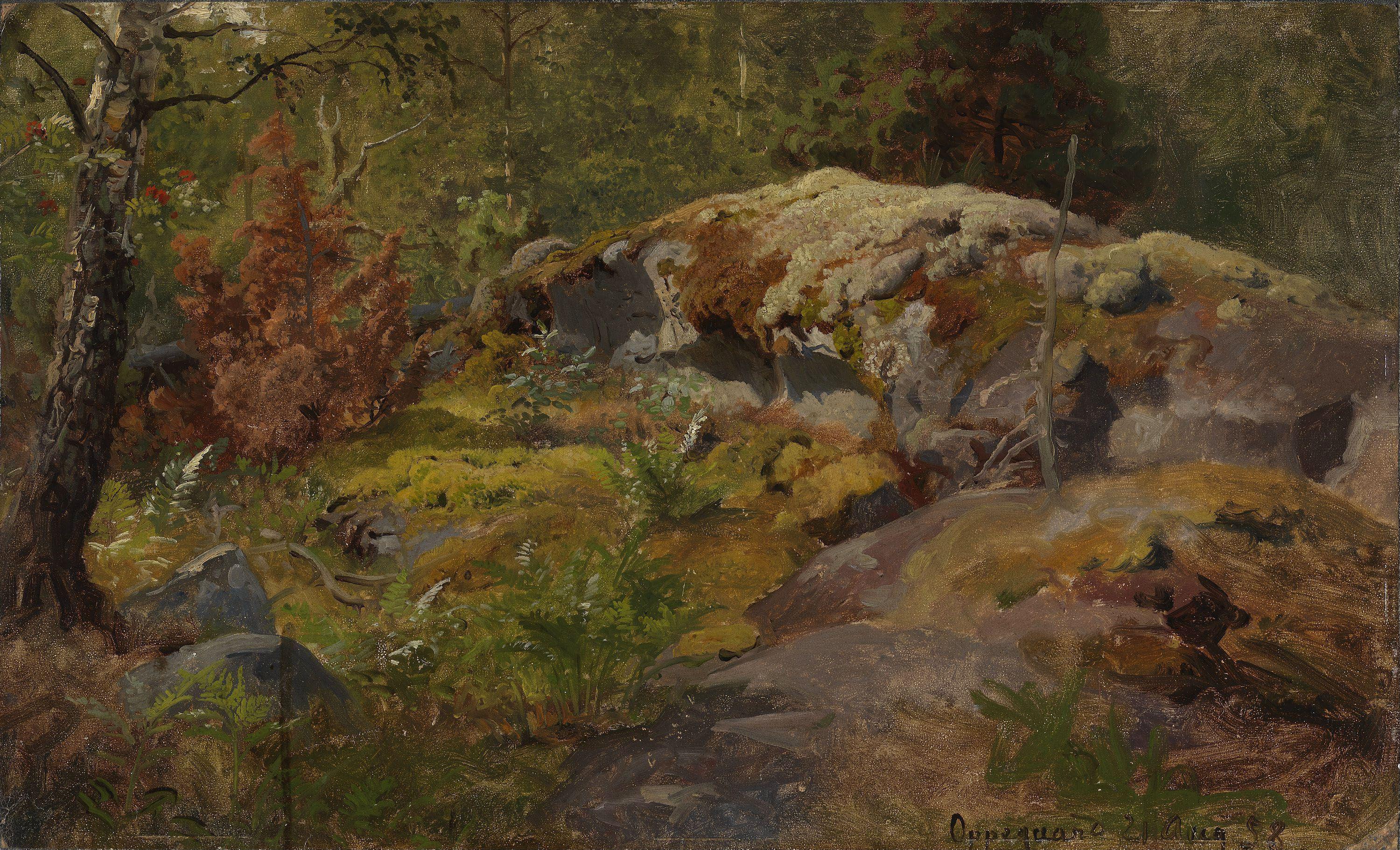 Hans Gude, Forest Floor