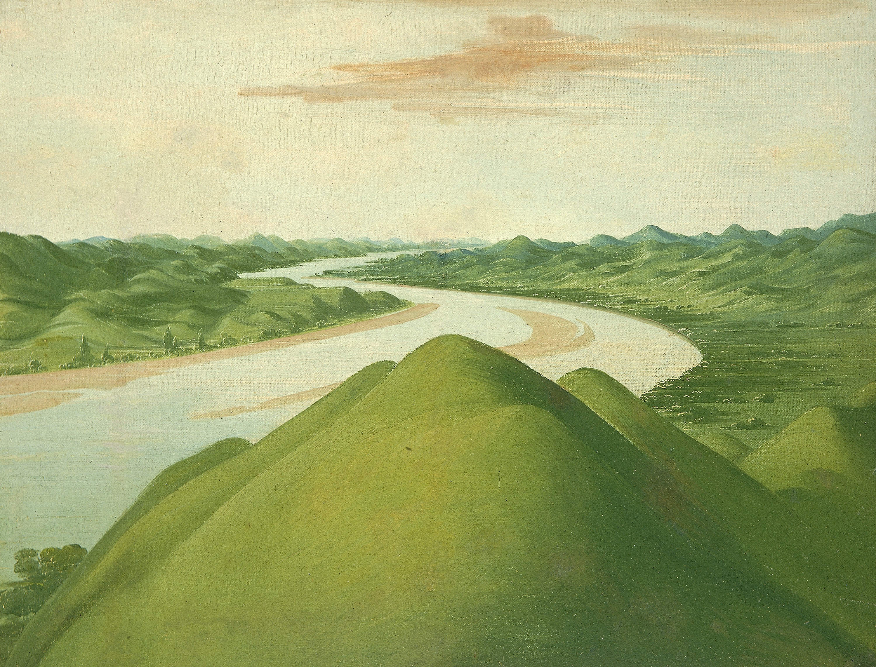 George Catlin, View in the "Cross Timbers," Texas