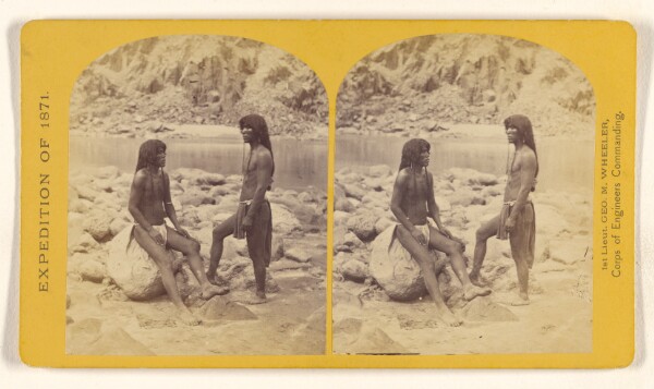 Timothy H. O'Sullivan, Types of Mojave Indians. This tribe inhabits the region of the lower Colorado, or western Arizona...