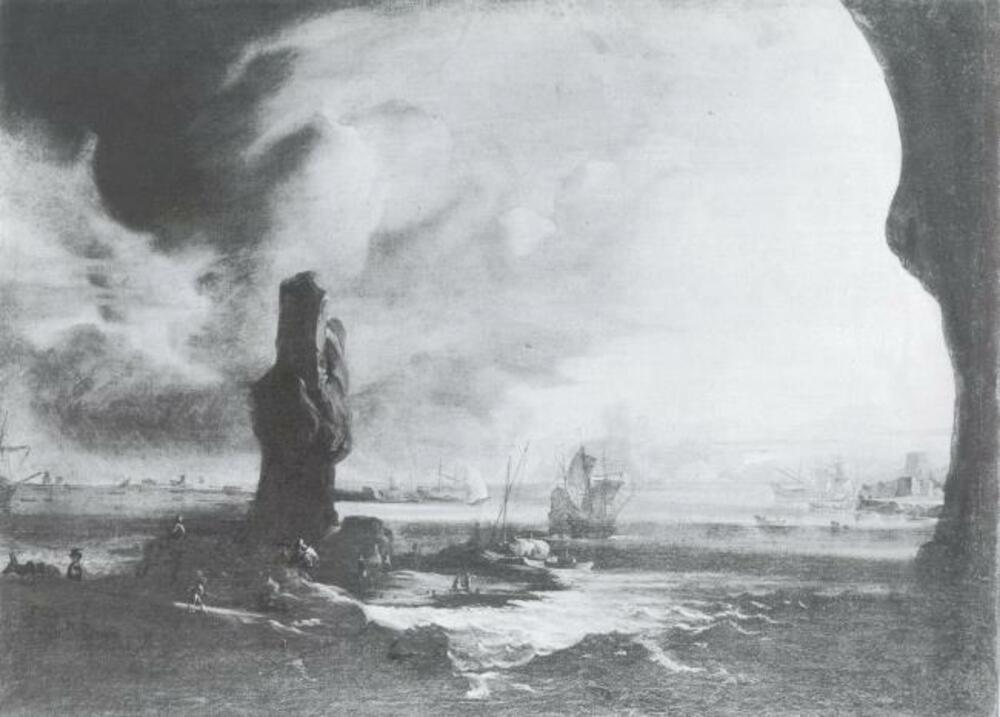 Pieter Mulier, Battle Ships in a Gale