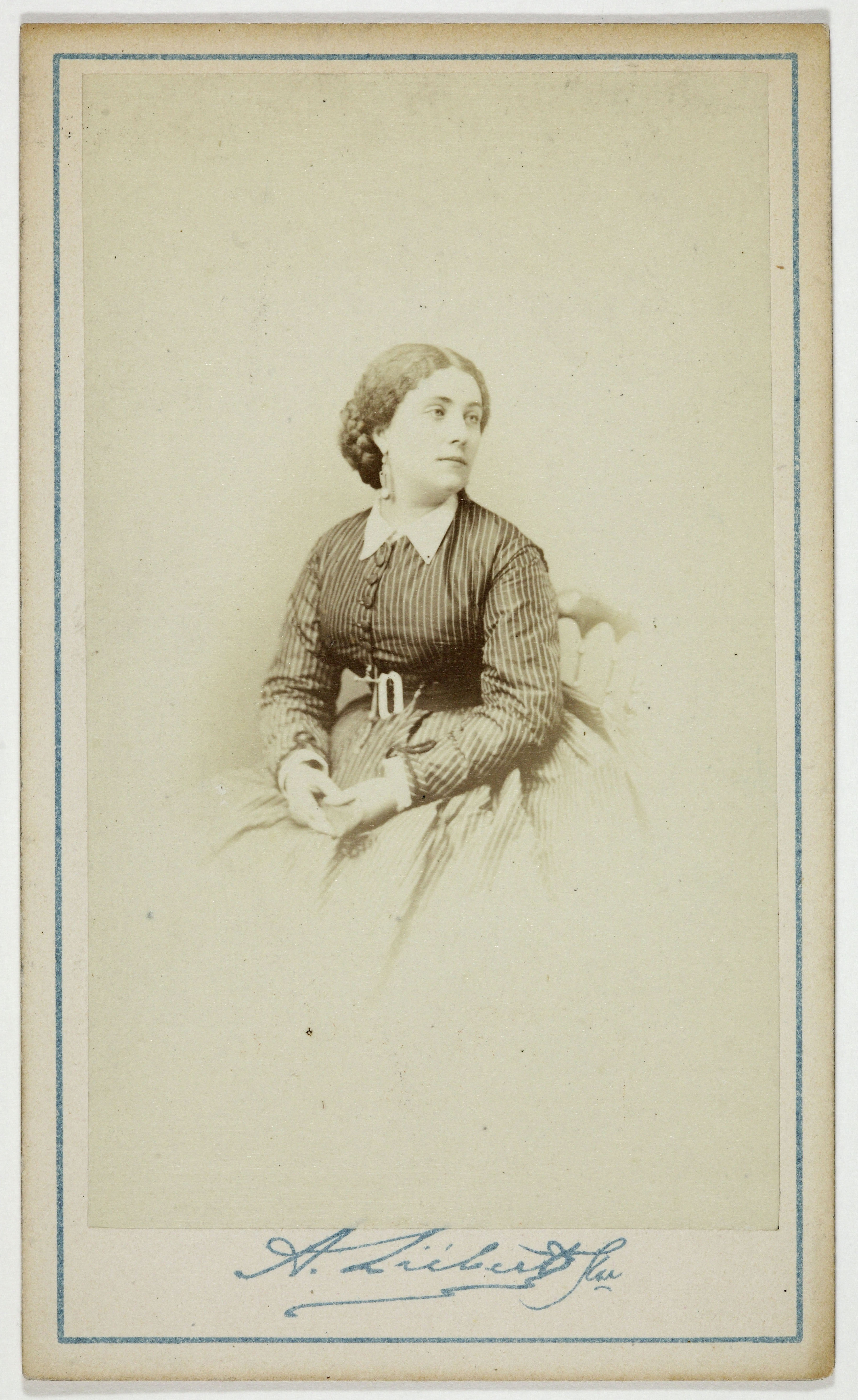 Alphonse Liébert, Portrait d’Abingdon, Louise, Charlotte, (Abingdon – Legaigneur), (actrice)