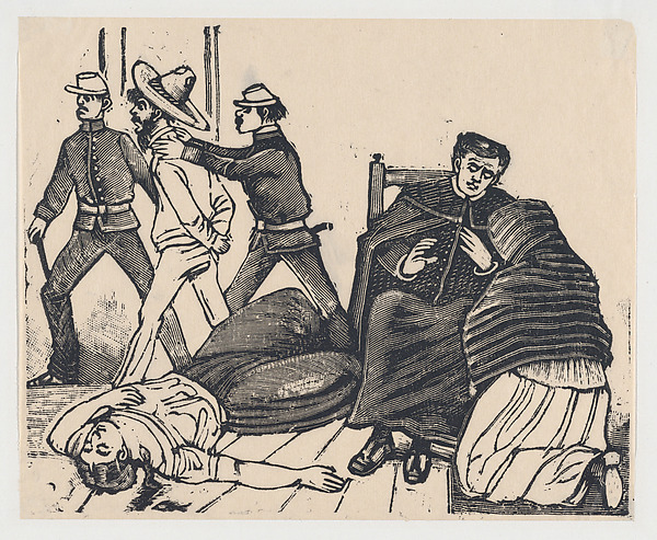 José Guadalupe Posada, The double murder in Puente de los Gallos