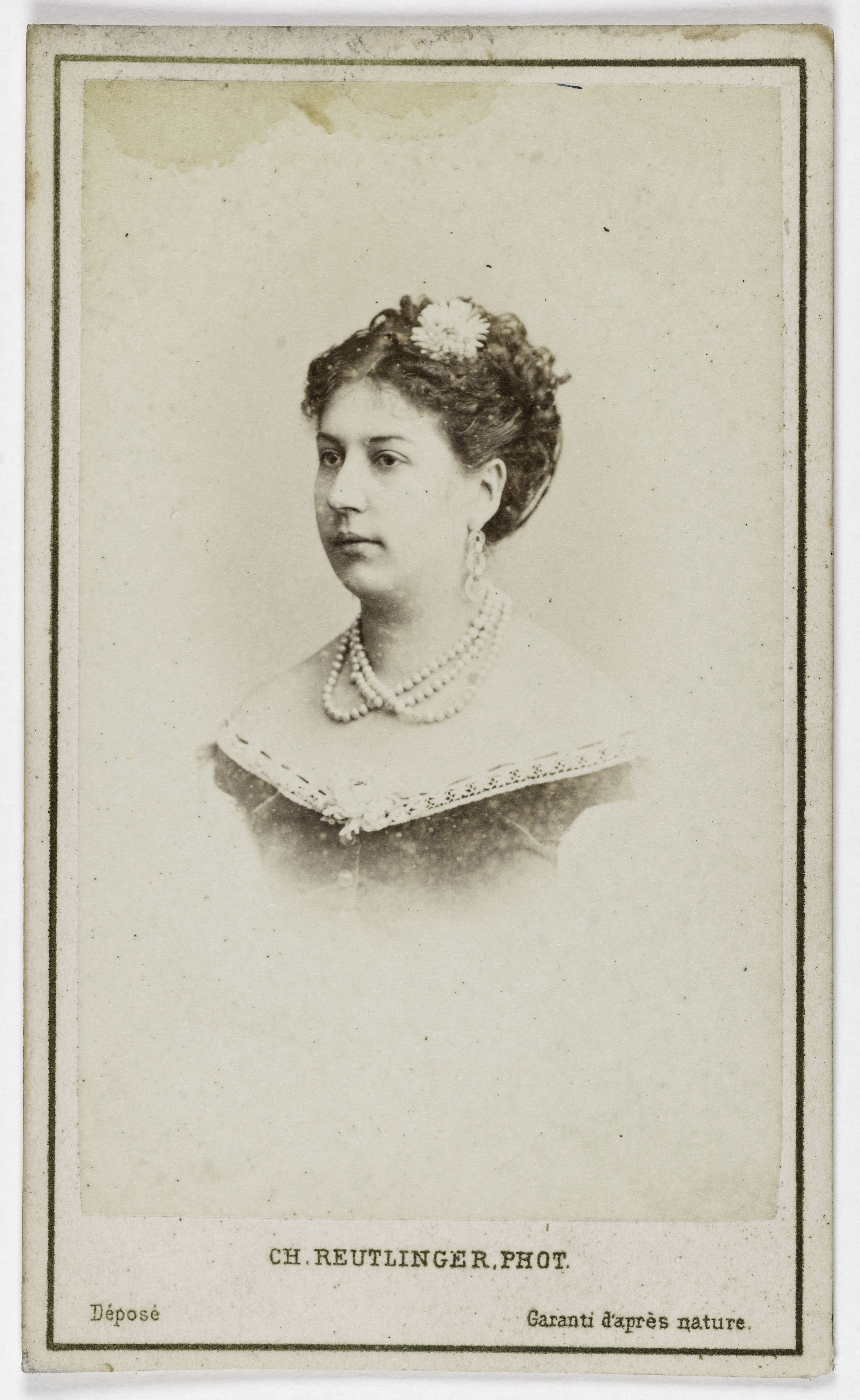 Charles Reutlinger, Portrait de Dortet, (Fernande, Camille ?), (actrice ?)