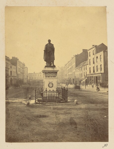 Unknown, [View of Father Mathew Statue]