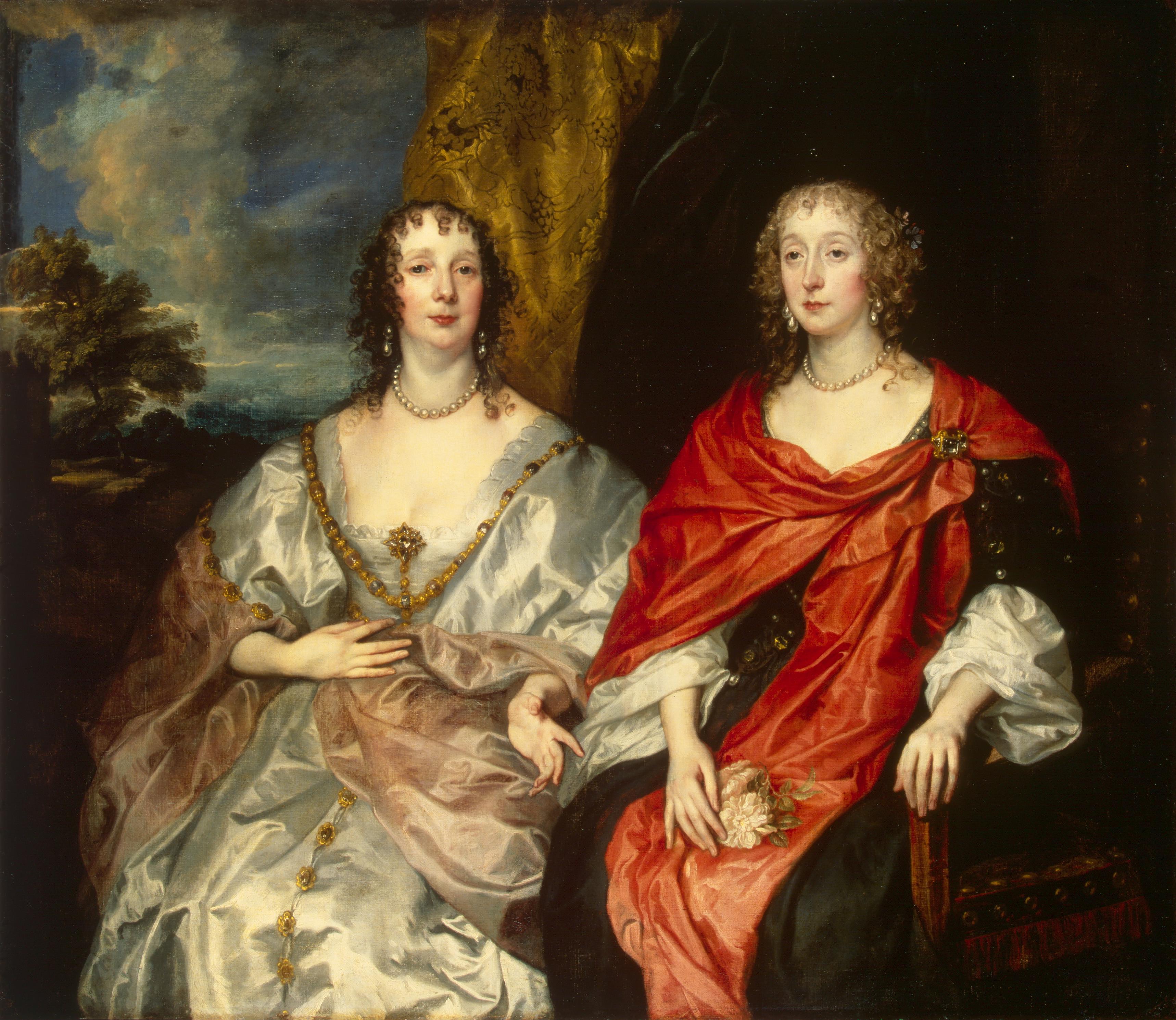 Anthony van Dyck, Portrait of Ladies-in-Waiting to Queen Henrietta Maria