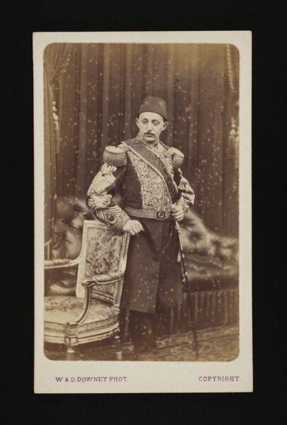W. & D. Downey, Wali al-Ahd [heir to the throne] Shahzadeh Murad Effendi (later Sultan Murad V Khan)