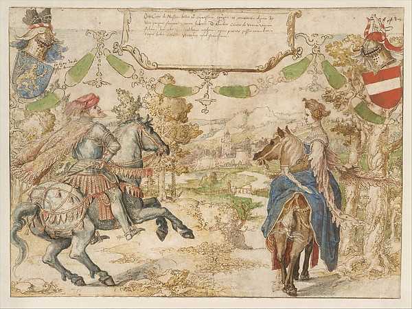 Bernard van Orley, Otto, Count of Nassau and his Wife Adelheid van Vianen