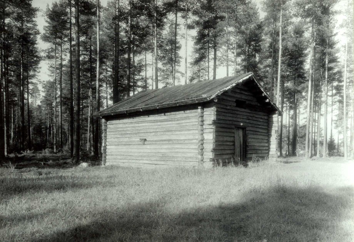 Gisle Midttun, Kalneset, Grue, Hedmark. Badstue i tømmer. Nå på Glomdalsmuseet.