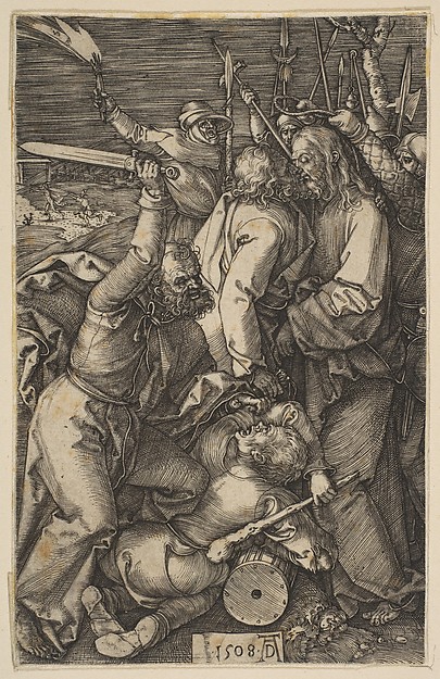 Albrecht Dürer, The Betrayal of Christ, from "The Passion"