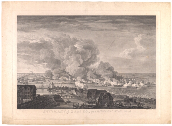 J.F. Clemens, Slaget på Reden d. 2. april 1801