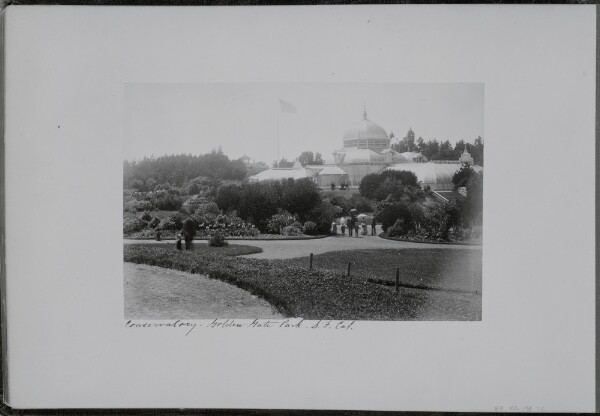 Carleton Watkins, Conservatory - Golden Gate Park. S.F. Cal.