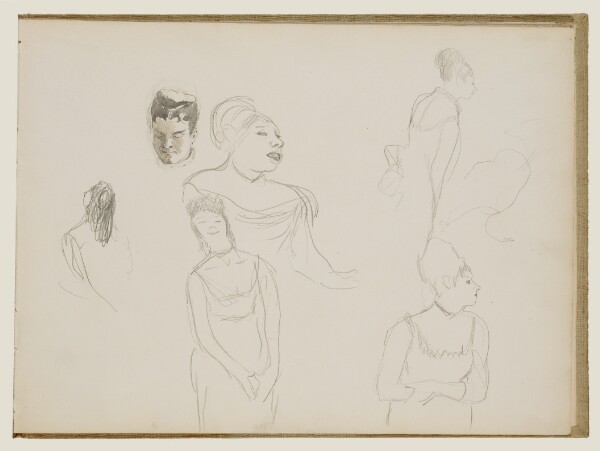 Edgar Degas, Sketches of Café Singers