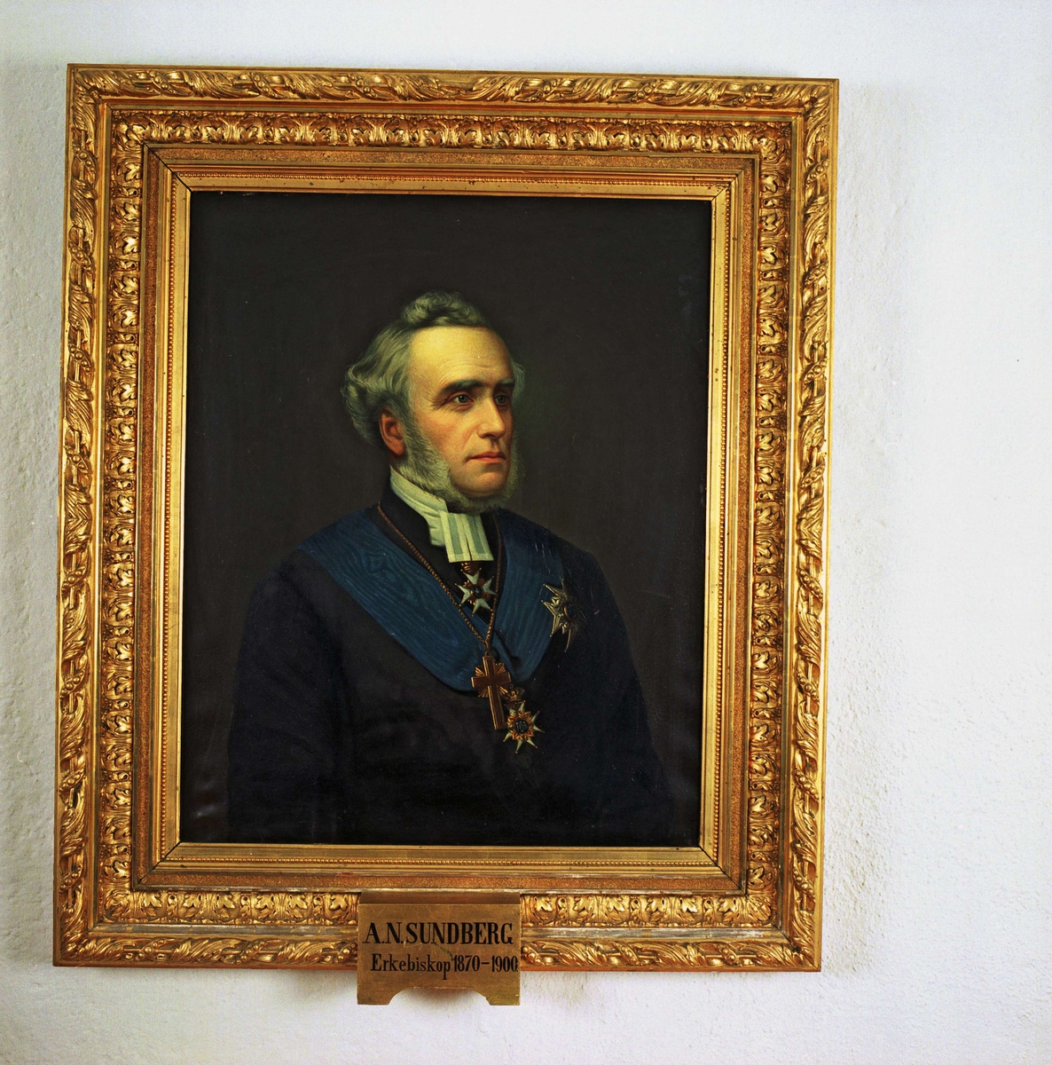 Tommy Arvidson, Oljemålning - ärkebiskopen, politikern och professorn Anton Niklas Sundberg (1818 - 1900), Uppsala