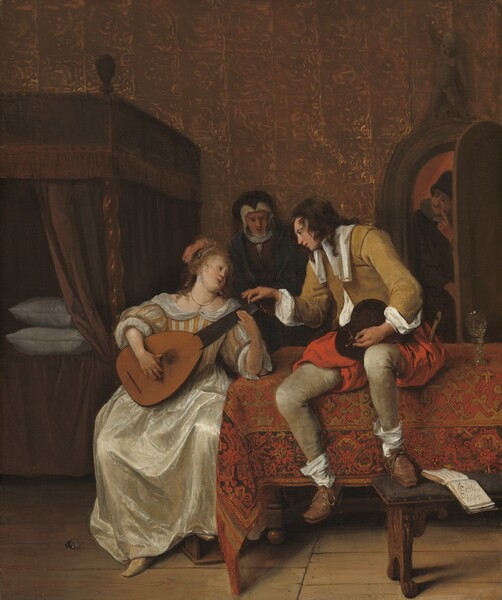 Jan Steen, Ascagnes and Lucelle (The Music Lesson)