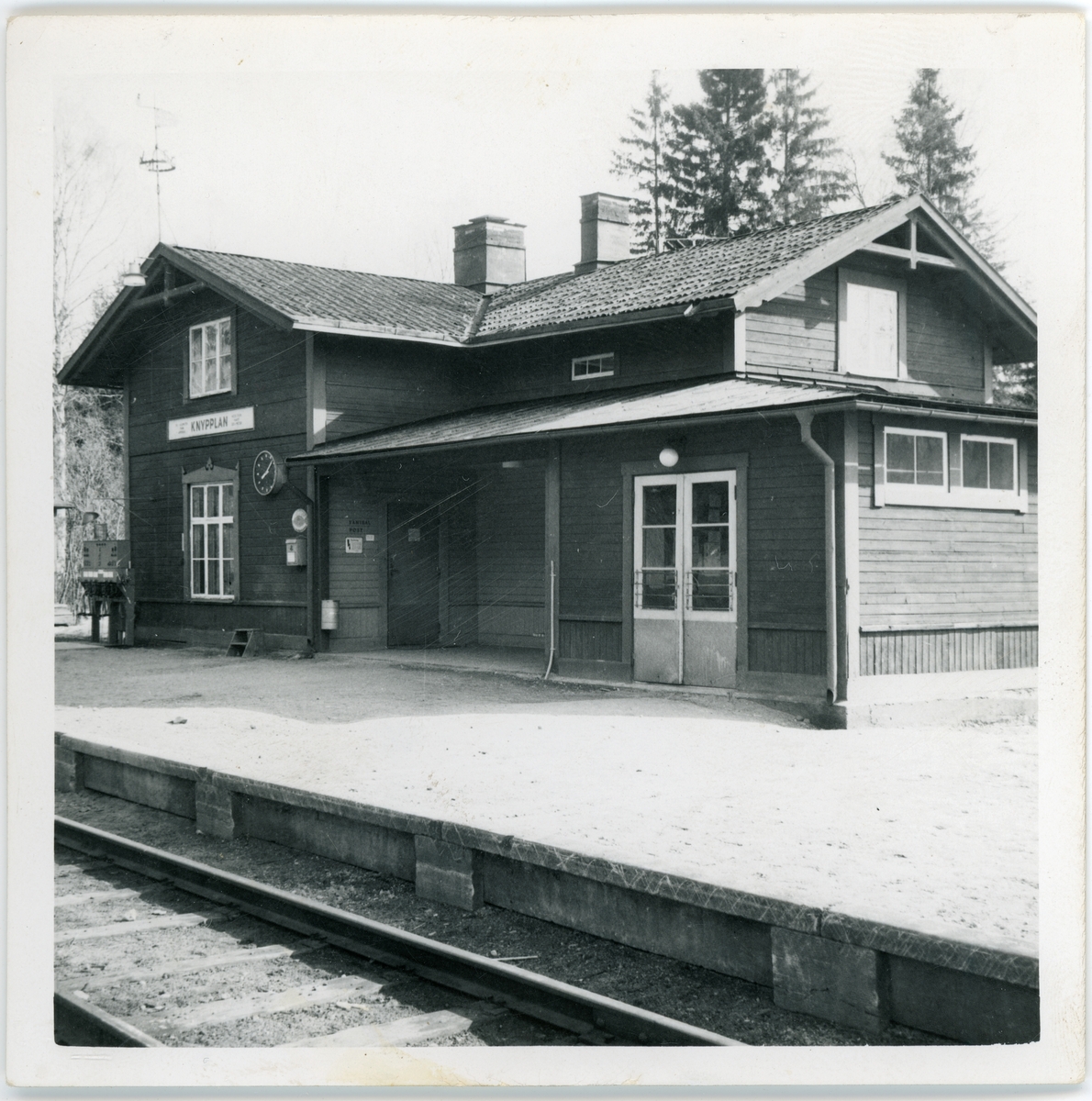 Okänd,, Knypplan järnvägsstation, Uppland