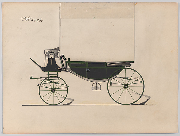 Brewster & Co., Design for Landau, No. 3094