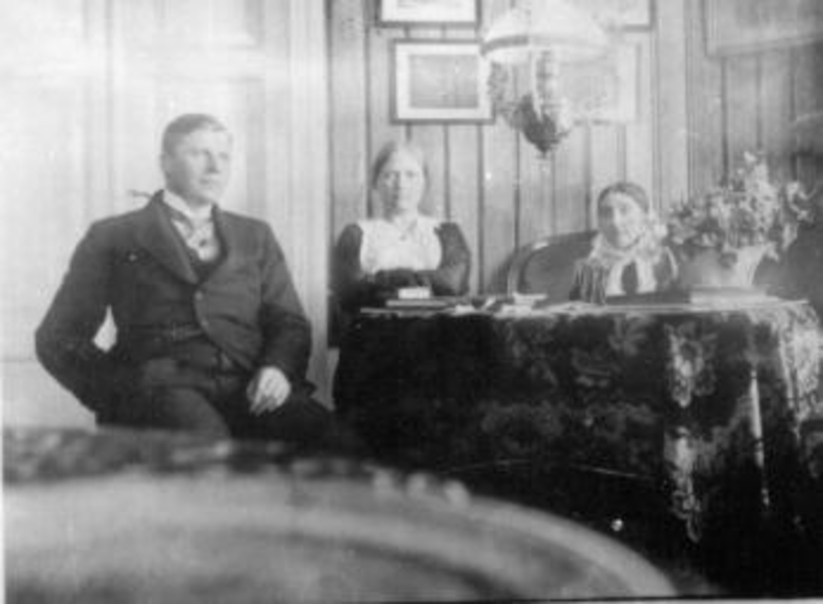 Anno Domkirkeodden, Rof Thommesen med frue Anne (født Dobloug Sveinhaug). Interiør, stue.