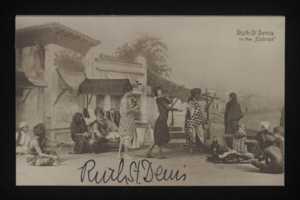 unknown, Ruth St Denis in the Cobras