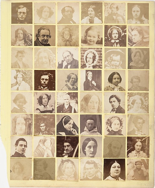 Unknown, [Album Page of Portraits]