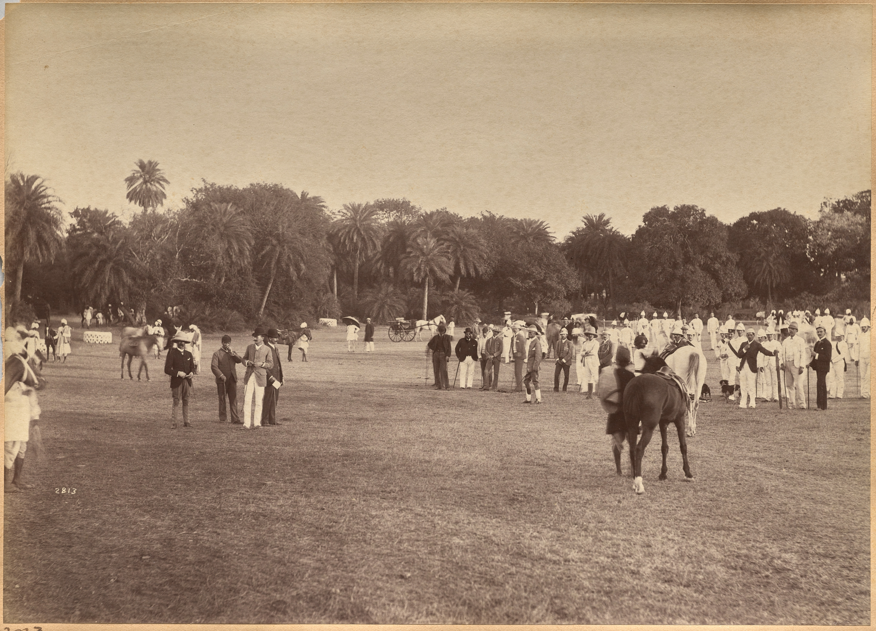 Raja Deen Dayal, Judging at the Horseshow at Jhansi