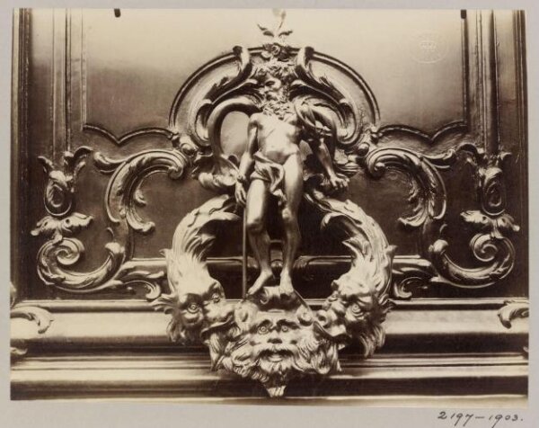 Atget, Jean-Eugène-Auguste, Door Knocker, 18 Ave Montaigne, Paris, France
