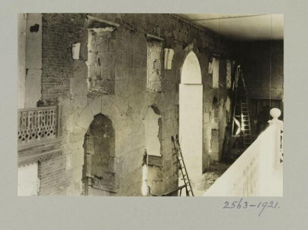 K.A.C. Creswell, Interior view in Madrasa al-'Adiliyya, Damascus